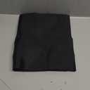 flohar Placemats Set of 6Non-Slip PVC Weave Table Mats Easy to Clean Heat Resistant Place Mats for Kitchen Dining Table Decoration Indoor Outdoor Black