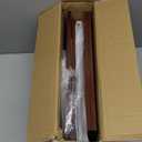 viewcare Extra Large Bread Box, Double Layer Bread Box for Kitchen Counter, Bamboo Wood Large Capacity Bread Storage Bin with Acrylic Wavy Door Panel (Brown)