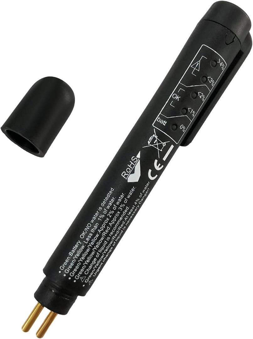 Brake Fluid Tester Pen with 5 LED Indicators, Universal Car Accessories