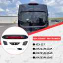 923-127 Third Brake Light LED 3rd Brake Light Compatible with 2018 2019 Ford Transit 150 250 350 350HD High Mounted Center Stop Light Assembly Replace# JK4Z13A613AA JK4Z13A613AD JK4Z13A613AG
