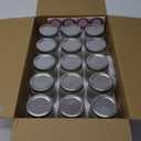 Glass Mason Jars 16 oz with Airtight Lids and Bands - 15 Pack Regular Mouth Pint Canning Jars for Pickling, Meal Prep, Overnight Oats, Dry Food & DIY Crafts - Includes 24 Stickers & Brush