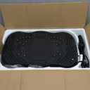 Vibration Plate Exercise Machine, 130 Levels Full Body Workout Vibrating Plate for Lymphatic Drainage Weight Loss, 450 Lbs Capacity Shake Platform with Resistance Bands Bluetooth for Women Men (Large)