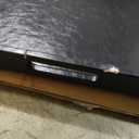 35 * 35 inches Leather Rectangle Serving Tray with Hole Handles,High-End Light Large Service Tray for Ottoman Tray, Tea, Food, Butler - Countertop, Kitchen,Family Dinner, Picnic (Black)