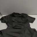 Women's Fashion Peplum Bodycon Short Sleeve Work Dresses Bow Club Ruffle Pencil Formal Cocktail Dress (Large, Black)