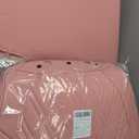 Pink Car Seat Covers Full Set, Breathable Leather Automotive Front and Rear Seat Covers & Headrest, Universal Automotive Vehicle Seat Cover for Most Sedan SUV Pick-up Trucks