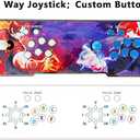 FVBADE [32000 Games in 1] 78S Pandora Box Arcade Game Console for PC & Projector & TV ,3D Games 1-4 Players Double Joystick Favorite List Game Category Save/Search/Hide/Pause (Whole)