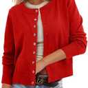 Ziesexy 2026 Spring Leopard Cardigan Womens Button Up Lightweight Sweaters Long Sleeve Cheetah Print Cropped Cardigan Jackets M