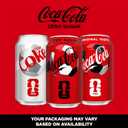 Coca-Cola Zero Sugar Soda, 12 fl oz Cans, 12 Pack - Classic Cola Soft Drink Fridge Pack