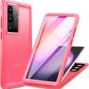 Cozycase for Samsung Galaxy S24 Ultra Waterproof Case - 360 Heavy Duty Full Body Protection/Shockproof/Dustproof/Double/Front and Back/IP68/S 24 Ultra Protective Case with Screen/Camera Protector Pink