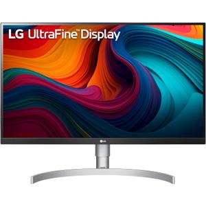 LG 27UN850-W Ultrafine Computer Monitor 27-Inch UHD 4K UHD 2160p IPS with VESA DisplayHDR 400 AMD FreeSync and USB-C - White/Silver