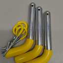 MaxxHaul 50565 3 Pack Trailer Hitch Pin & Clip with Rubber-Coated Vinyl Yellow Grip, 5/8" Diameter, Fits 2" Receiver