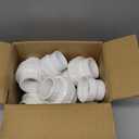 1" PVC Union Coupling Pipe Fitting (Socket x Socket), 10 Pack Heavy Duty Union Coupling Pipe Fitting for DIY PVC Creations, Schedule 40 PVC Coupling Adapter.