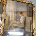 Chunful 2 Pcs Gold Picture Frames Vintage Antique Ornate Resin Photo Frames with Acrylic Front for Wall Hanging and Tabletop Photo Display Home Decor Wedding Favors(8 x 10 Inch,Retro)