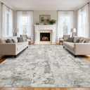 GarveeHome Large Area Rugs 9x12 for Living Room, Neutral Abstract Washable Rug Modern Non Slip Floor Mat Carpet Indoor Beige Accent Rug for Bedroom Dining Room Playroom Nursery Home Decor