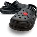 POPO PEA Girls Durable Roomy Sandals Little Big Kids Luminous Slip on Clogs Boys Children Pool Water Garden Swim Beach Slipper (Runs 1 Size Large)