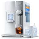 Ice Maker Water Filter Dispenser, 3 in1 Countertop Instant Hot & Cold Water -7 Stage Purification with Remineralization 7 Temperature & 5 Dispensing Volume Options Portable No Installation. (White)