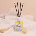 Reed Diffuser - Linen 4.06oz (120ml) 1 Pack Essential Oil Reed Diffuser Set with 8 Sticks, Long Lasting Fragrance for Home, Bathroom, Bedroom, Room, Decor
