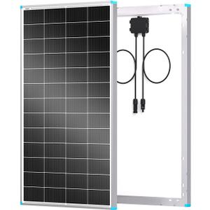 Renogy Solar Panels 200 Watt N-Type, 24 Volt 200W Solar Panel 16BB 25% High-Efficiency Solar Cell, 24V PV Module Power Charger for Class B Van RV Marine Cabin Roof Home Farm