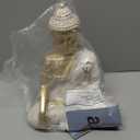 Gold Buddha Statue 10.2'' - Large Indoor Buddha for Home Decor, Zen, Living Room & Meditation
