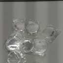 Chinco 50 Pack Acrylic Button Pins Badge Clear Custom Button Pins Kit Blank Photo Bulk Make Your Own Buttons for DIY Craft Supplies(2.25 Inch)