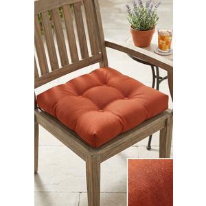 HGTV Home Collection Tufted Seat Cushion Red (18.5in W × 19.5in H × 4.5in D)