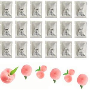 20 Pack Peach Flavor Car Air Vent Clip Freshener Refills Solid Fragrance Replacement Pads, Long Lasting Air Freshener for Car Accessories for Women Men