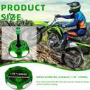 Dirt Bike Gas Cap,Motorcycle 19Gas Fuel Tank Cap with Breather Valve Universal CNC for SSR Taotao Apollo 125 110 Coolster Raptor Peace 50 70 80 90 110 150 DB10 DB14 SDG107 Pit Dirt Bike ATV Green
