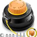 Universal Bump Feed Trimmer Head Replacement Fits Gas and Cordless Trimmers | Wide Compatibility, Gentle Bump to Feed, Ease of Install, No Line Jams, Feed the Right Amount, 7 Thread Adapters, Extra Cap