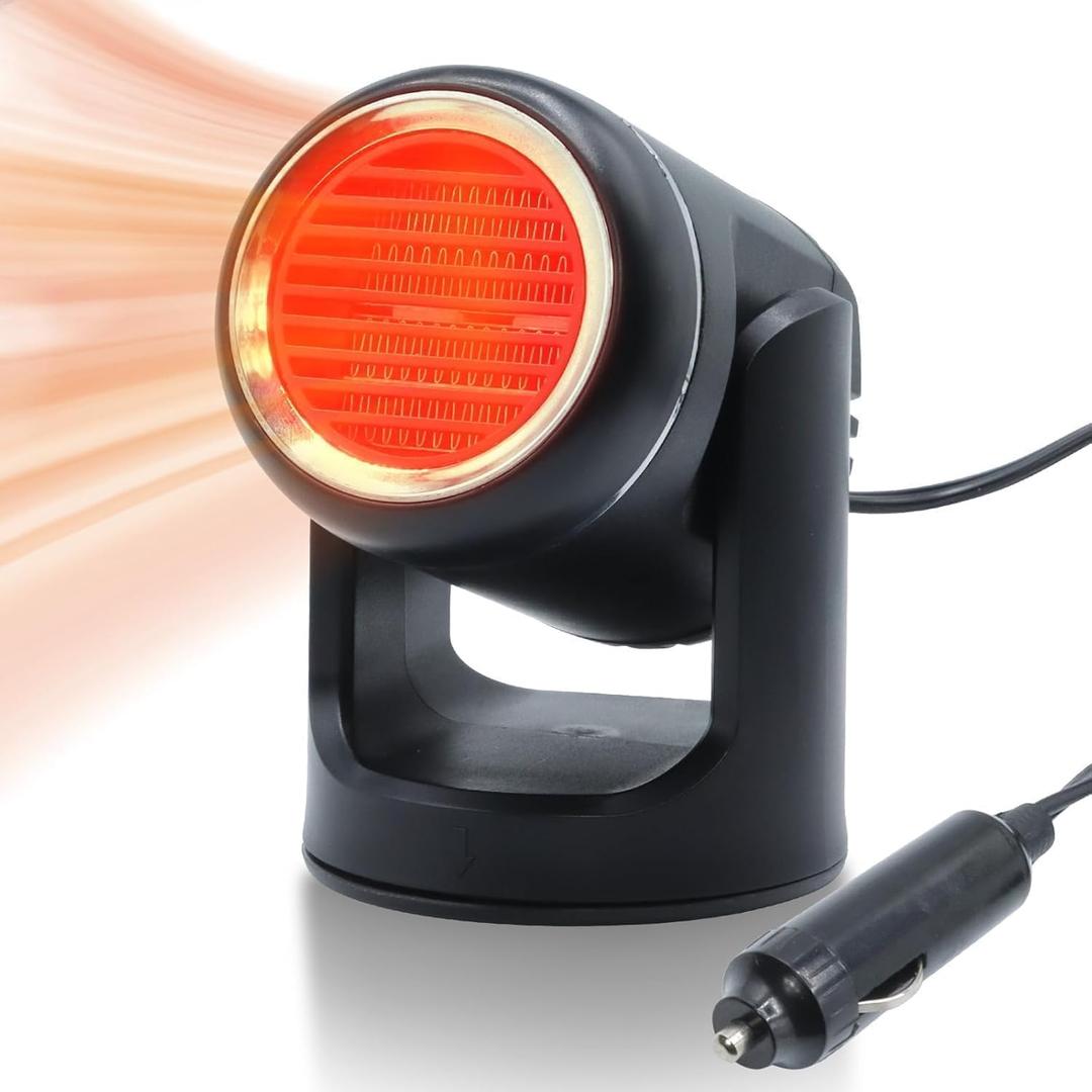 Portable Car Heaters For Vehicle, 12v 150 W Car Heater, Car Defroster Windshield Heater, That Plugs Into Cigarette Lighter