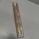 Brushed Brass M10 Threaded Extension Rod for Pendant Light, Island Lighting, Chandeliers,Lighting Fixture downrods & Stems,12 Inches