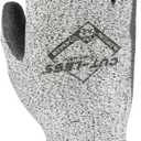 Majestic Cut-Less Korplex Glove with Polyurethane Palm | 1 Dozen - XL | 13 Gauge Liner, ANSI A2, Lightweight Comfort, Breathable, Gray/Gray | for Automotive, Industrial, Manufacturing | 35-1305