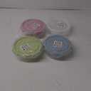 30oz Glass Meal Prep Containers with Lids, Airtight 3.75 Cup Food Storage Containers Set, Heat-Resistant BPA-Free Glass Containers for Soup Leftover, Microwave, Dishwasher, and Freezer Safe (4 Packs) (Multicolor+Clear)