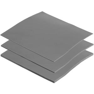 OwlTree 3 Pack Thermal Pads, 100x100mm, 0.5mm, 1mm, 1.5mm, Highly Efficient Thermal Conductivity 12.8W/mK, Heat Resistant Silicone Grease for Laptop Heatsink, CPU, GPU, SSD, IC, LED Cooler