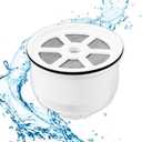 | 1 Shower Filter Replacement Cartridge for 2 GPM 60 PSI Adjustable Detachable Shower Head Water Filter with 5 Massage Spray Options | Shower Head Sold Separately