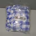 Moukeren 3 Pieces Picnic Table Cover for Kids with Bench Covers Fitted Tablecloth for Outdoors Vinyl Waterproof Cloth for Camping Home Goods Indoor Outdoor Patio BBQ(Blue, White)