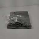 YACQ 2 Pack Large Moisture-Proof Storage Moving Travel Bag for Comforter Pillow Blanket Quilt Bedding Clothes/Water-Resistant Linen Fabric/Storage Container for Closet Under-Bed (Gray)