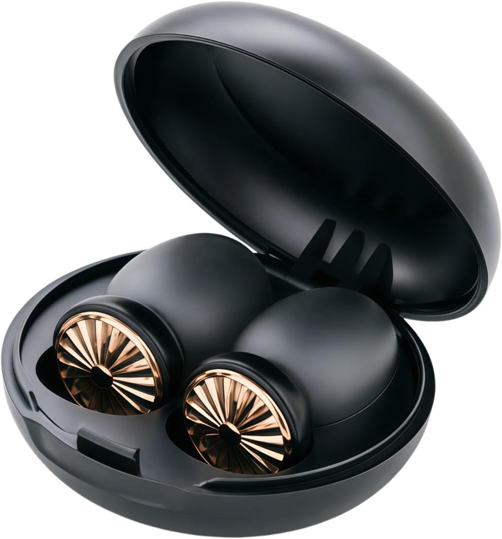 Airbag Type Noise Cancelling Sleeping Earplugs Better Sleep Ear Plugs Earbuds Noise Cancellation Ear Buds Dampening Overstimulation Side Sleepers Sound Cancel Tool Protection Accessories Gifts (Black)