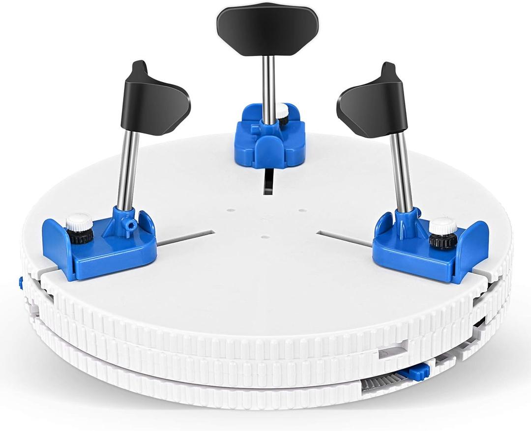 Adjustable Pottery Machine Machine Turntable Clamp and Ceramic Art Repair Ceramic Trimming Tool Sculpting Repair, Teaching Suitable for Beginners and Professionals