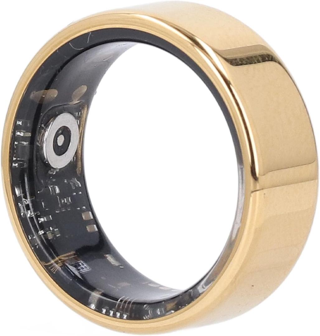 Smart Ring for Women and Men, Sport Sleep Fitness Rings, Smart Ring Multi Function Monitoring Remote Care IPX8 Lightweight Rings with Charging Case (6#)