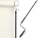 Zerodeko Awning Crank Handle Replacement for Shade Canopy Heavy Duty Manual Wand for Outdoor Indoor Use Lightweight and Crank Tool for Patio Awnings Shades and