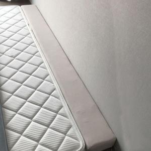 SAMTY Bed Filler for headboard Space King Gap Filler Bolster Pillow Stopper for Sofa Crack Filler Between Headboard and Mattress California 71x8x4 Inch | Cal King Bed, Closes Gaps Between Headboard And Mattress With Supportive Foam And Removable Washable Linen Cover