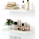 White Floating Shelves Room And Bedroom White