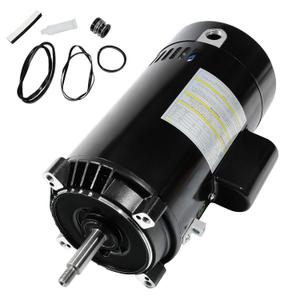 UST1202 Swimming Pool Pump Motor, 2 HP 115/230V Round Flange, Compatible with Hayward Super, Super II, Max Flow, Northstar & Jacuzzi Magnum Pump