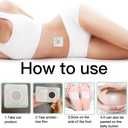 50 Patch Natural Herbal Belly Button Patch,Natural Herbal Belly Button Patch for Home use,Magnetic Navel Patch,Natural Plant Belly Button Patch