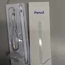 Stylus Pen for iPad 11th / 10th Generation 2025-2X Fast Charge & Palm Rejection iPad Pencil Compatible with Apple Pencil 2018-2025, Apple iPad 6-10, Pro 11"/12.9", Air 3/4/5, Mini 5/6 (White)