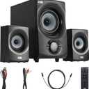 Acoustic Audio by Goldwood Bluetooth 2.1 Speaker System 2.1-Channel Home Theater Speaker System, with Optical/Aux/USB/SD Inputs Black (AA2172)