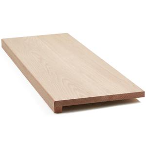 Yaocom FAS Red Oak Solid Wood Stair Tread with Small (3/4") Profile Oak Treads(36in,Stair Tread with Square Nose,1 Pack)