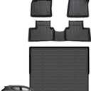 Wayhigh Floor Mats & Cargo Liner for Volvo XC40 2019-2026 (Not for Recharge), All Weather TPE Car Mats Waterproof Heavy Duty Floor Liners, Floor Mats Custom Fit for XC40 Accessories