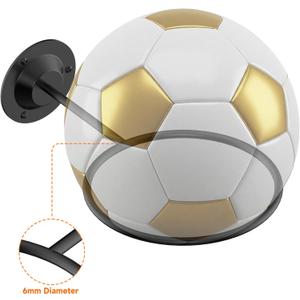 Basketball & Sports Ball Holder - Wall Mount Display Storage for Basketball, Soccer, Volleyball, Football, Rugby Basketball & Sports Ball Holder - Wall Mount Display Storage for Basketball, Soccer, Volleyball, Football, Rugby