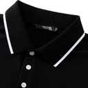 MagnaMan Slim Fit Short Sleeve Polo Shirts for Men - Cotton, Business Casual Stretch Shirt, Breathable Golf & Office Wear (XXXL)